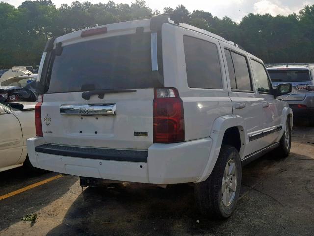 1J8HH58P57C673491 - 2007 JEEP COMMANDER WHITE photo 4
