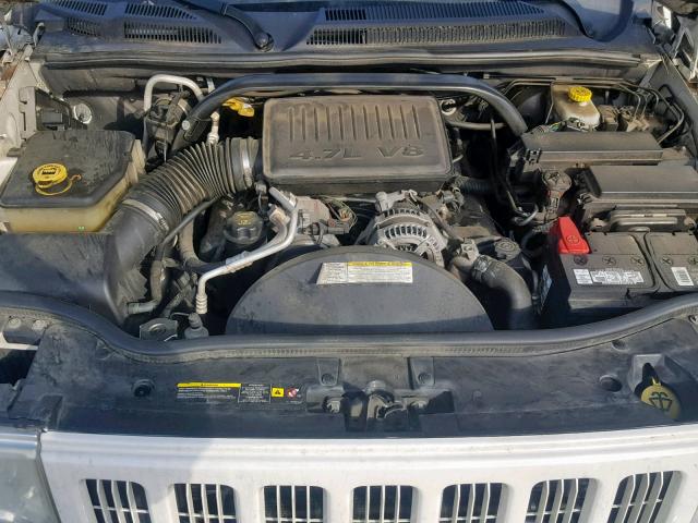 1J8HH58P57C673491 - 2007 JEEP COMMANDER WHITE photo 7