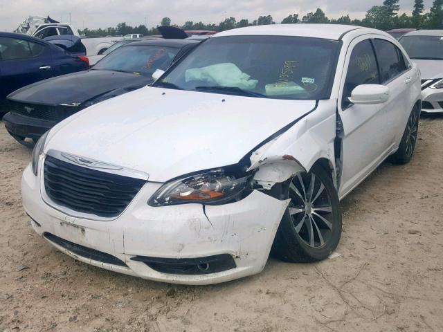 1C3CCBBB9DN598262 - 2013 CHRYSLER 200 TOURIN WHITE photo 2