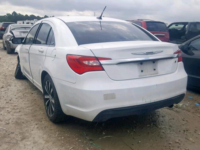 1C3CCBBB9DN598262 - 2013 CHRYSLER 200 TOURIN WHITE photo 3