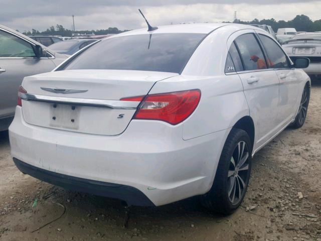 1C3CCBBB9DN598262 - 2013 CHRYSLER 200 TOURIN WHITE photo 4