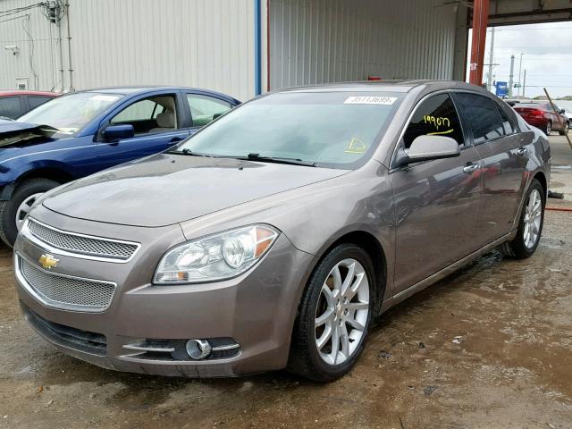 1G1ZE5E79BF100117 - 2011 CHEVROLET MALIBU LTZ CHARCOAL photo 2