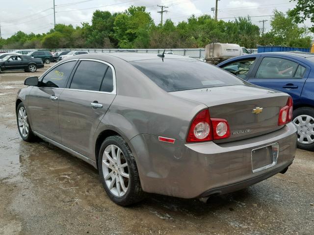 1G1ZE5E79BF100117 - 2011 CHEVROLET MALIBU LTZ CHARCOAL photo 3