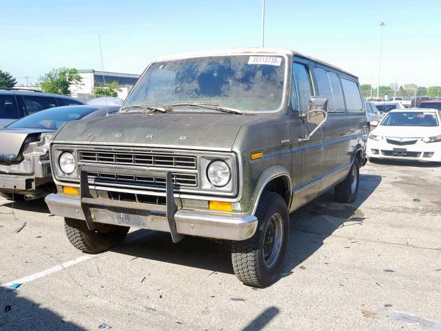 E23HHC37356 - 1976 FORD VAN GREEN photo 2