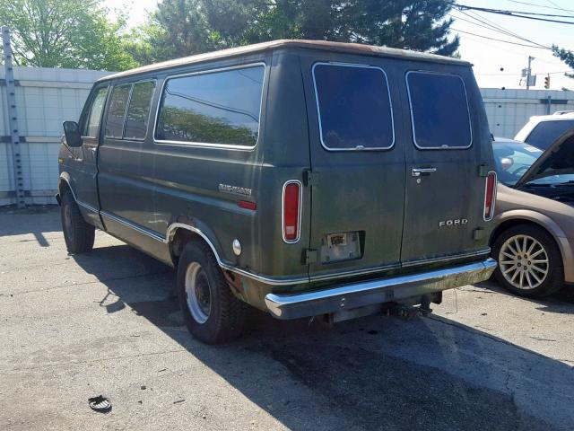 E23HHC37356 - 1976 FORD VAN GREEN photo 3