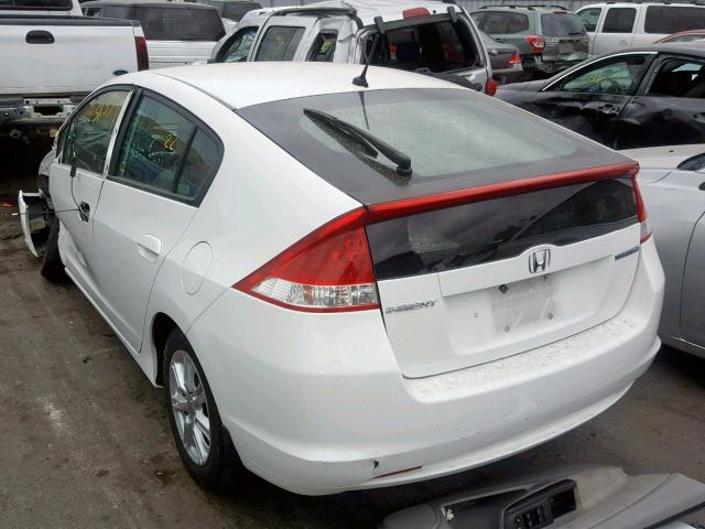 JHMZE2H77BS009225 - 2011 HONDA INSIGHT EX WHITE photo 3