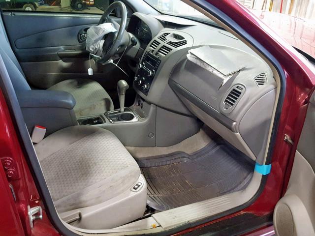 1G1ZT68N57F106963 - 2007 CHEVROLET MALIBU MAX 红色 照片 5