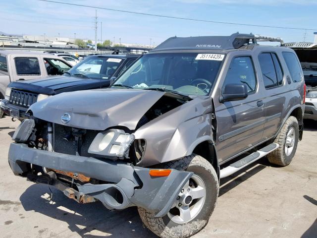 5N1ED28Y44C606031 - 2004 NISSAN XTERRA XE GRAY photo 2