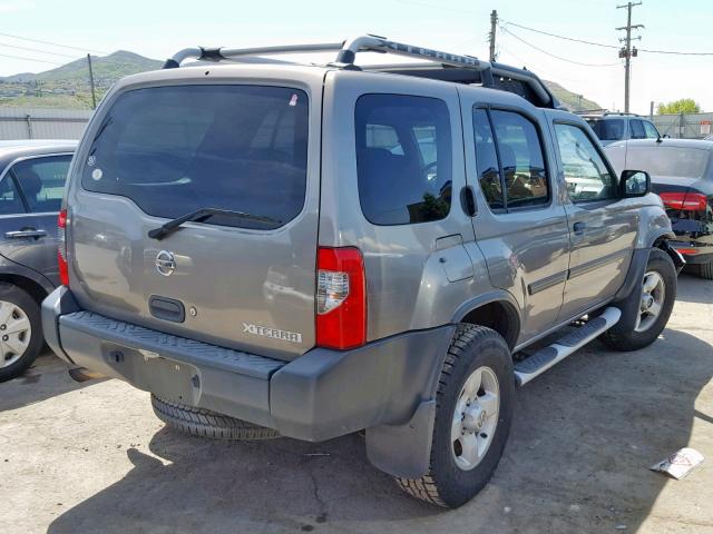 5N1ED28Y44C606031 - 2004 NISSAN XTERRA XE GRAY photo 4