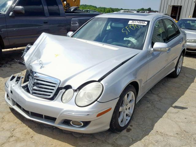 WDBUF56X88B336074 - 2008 MERCEDES-BENZ E 350 SILVER photo 2