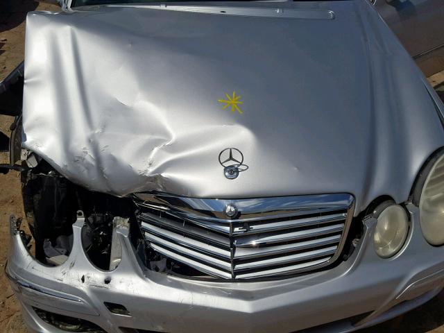 WDBUF56X88B336074 - 2008 MERCEDES-BENZ E 350 SILVER photo 7