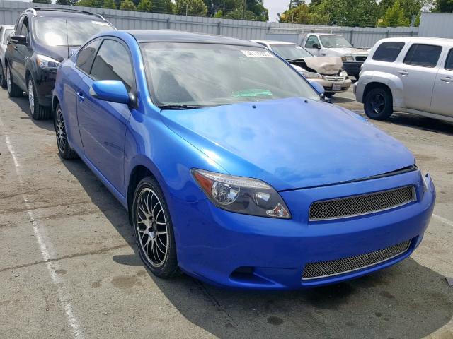 JTKDE167760129349 - 2006 TOYOTA SCION TC BLUE photo 1
