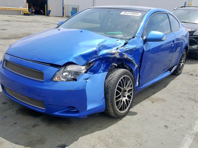 JTKDE167760129349 - 2006 TOYOTA SCION TC BLUE photo 2