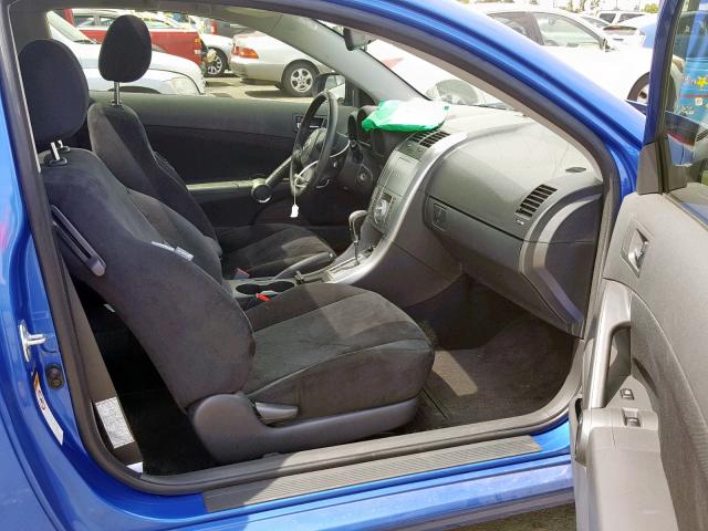 JTKDE167760129349 - 2006 TOYOTA SCION TC BLUE photo 5
