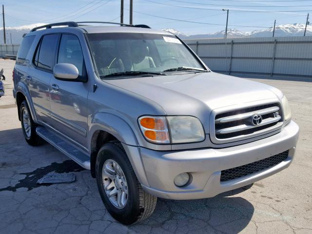 5TDBT48A34S232177 - 2004 TOYOTA SEQUOIA LI SILVER photo 1