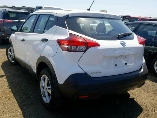 3N1CP5CU0JL546468 - 2018 NISSAN KICKS S WHITE photo 3