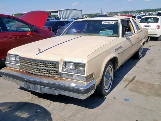 4X37K8H445030 - 1978 BUICK ELECTRA TAN photo 2