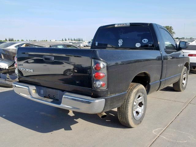 1D7HA16K53J626470 - 2003 DODGE RAM 1500 S BLACK photo 4