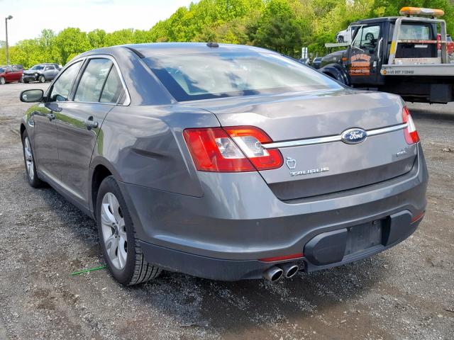 1FAHP2EW9BG183017 - 2011 FORD TAURUS SEL GRAY photo 3