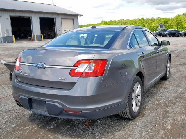 1FAHP2EW9BG183017 - 2011 FORD TAURUS SEL GRAY photo 4