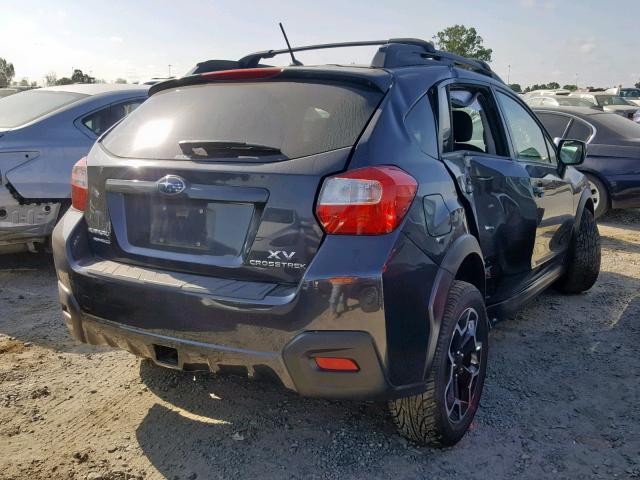 JF2GPAVCXD2864634 - 2013 SUBARU XV CROSSTR GRAY photo 4