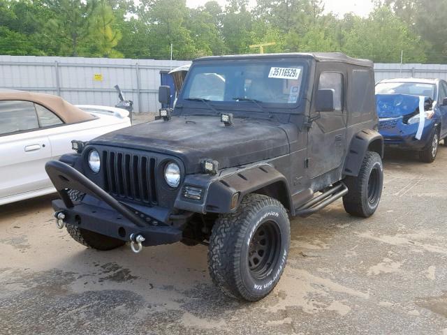 1J4FY19S3VP432992 - 1997 JEEP WRANGLER / BLACK photo 2