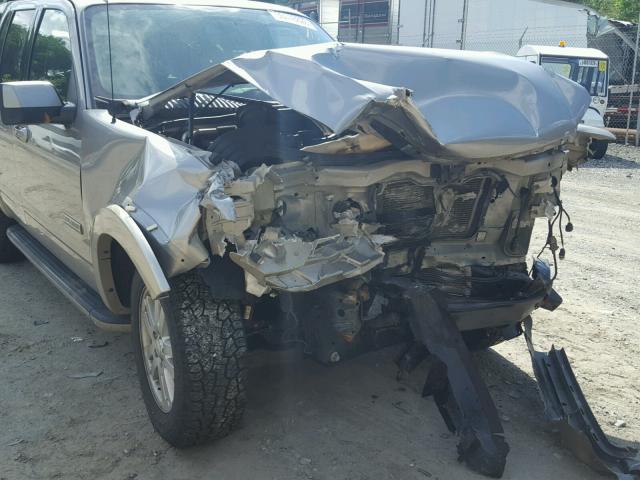 1FMEU74E38UA00664 - 2008 FORD EXPLORER E SILVER photo 9