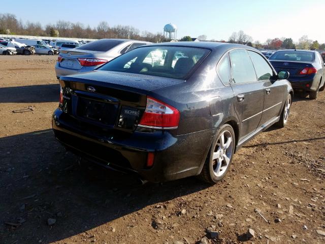 4S3BL616X87211828 - 2008 SUBARU LEGACY 2.5I  photo 4