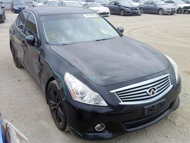 JN1CV6AP0DM719330 - 2013 INFINITI G37 BASE BLACK photo 1