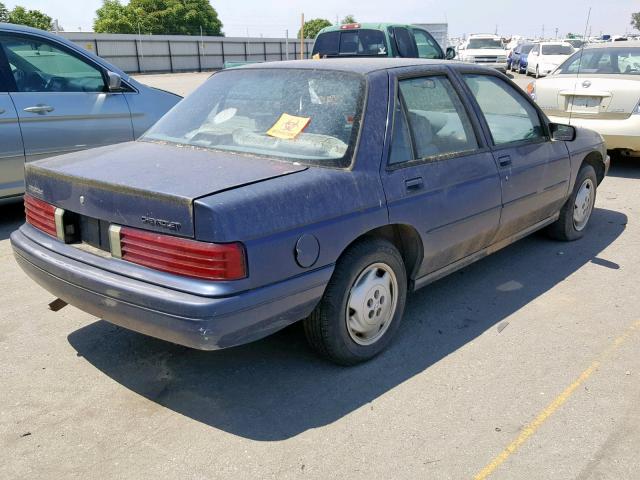 1G1LD55M7SY169763 - 1995 CHEVROLET CORSICA BLUE photo 4