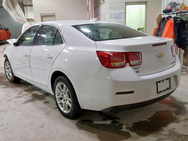 1G11C5SLXFU116915 - 2015 CHEVROLET MALIBU 1LT 白色 照片 3