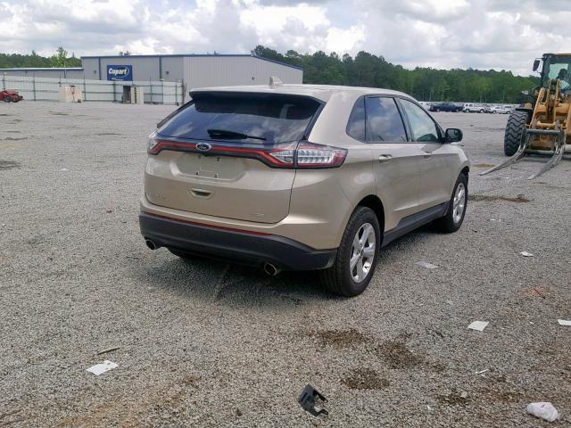 2FMPK3G98JBB68110 - 2018 FORD EDGE SE GOLD photo 4