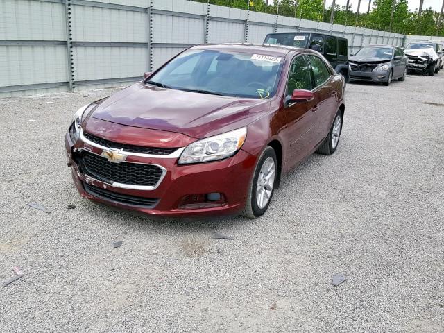 1G11C5SA8GF168001 - 2016 CHEVROLET MALIBU LIM BURGUNDY photo 2