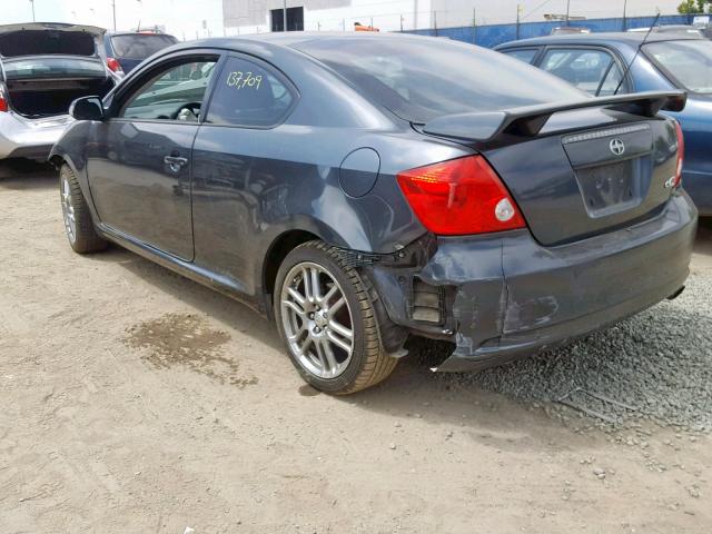 JTKDE167270145556 - 2007 TOYOTA SCION TC GRAY photo 3