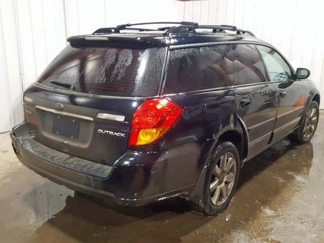 4S4BP62C677307071 - 2007 SUBARU OUTBACK OU BLUE photo 4