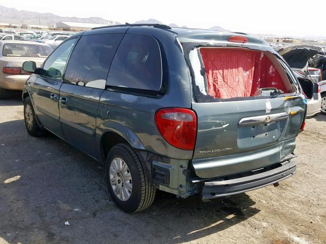 1A4GP45R46B745267 - 2006 CHRYSLER TOWN & COU BLUE photo 3