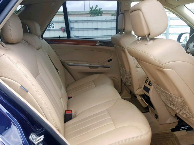 4JGBB22EX7A171023 - 2007 MERCEDES-BENZ ML 320 CDI BLUE photo 6