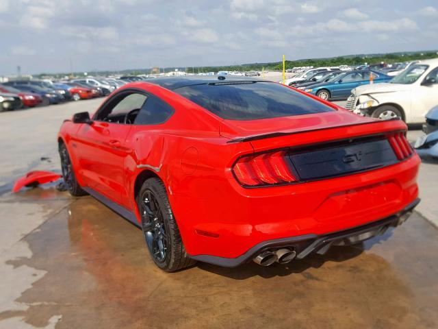 1FA6P8CF3K5117927 - 2019 FORD MUSTANG GT RED photo 3