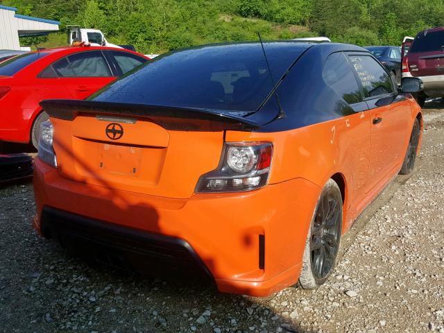 JTKJF5C73FJ006119 - 2015 TOYOTA SCION TC ორფეროვანი ფოტო 4