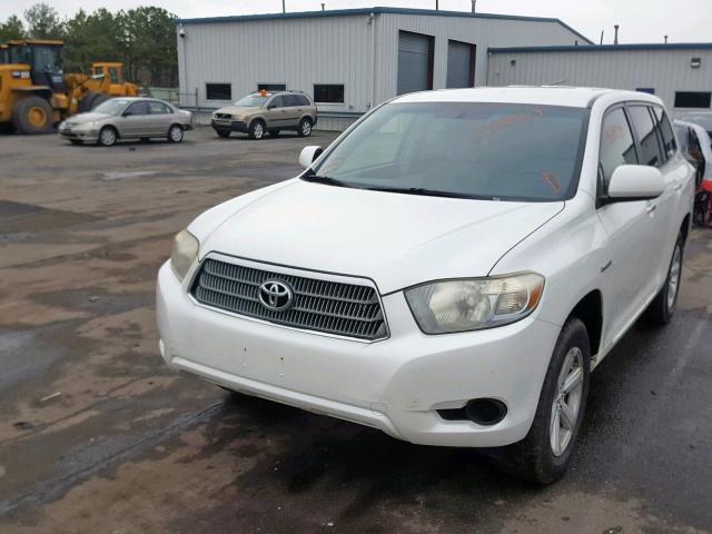 JTEEW41AX82018844 - 2008 TOYOTA HIGHLANDER WHITE photo 2