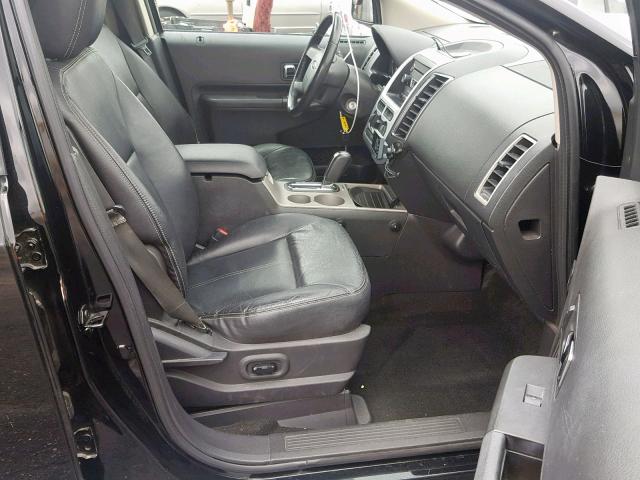 2FMDK38C98BB08358 - 2008 FORD EDGE SEL BLACK photo 5