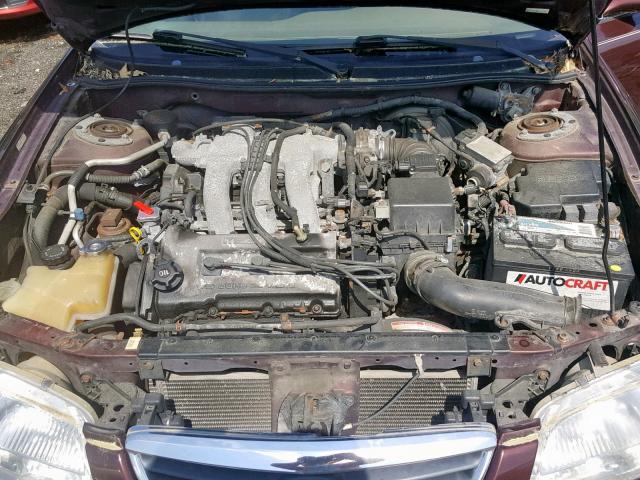 1YVGF22D8Y5144011 - 2000 MAZDA 626 ES BURGUNDY photo 7