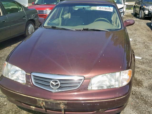 1YVGF22D8Y5144011 - 2000 MAZDA 626 ES BURGUNDY photo 9