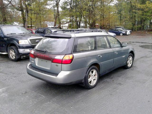 4S3BH806647631272 - 2004 SUBARU LEGACY OUT GREEN photo 4