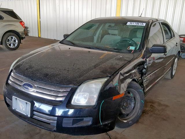 3FAHP06Z68R271599 - 2008 FORD FUSION S BLUE photo 2