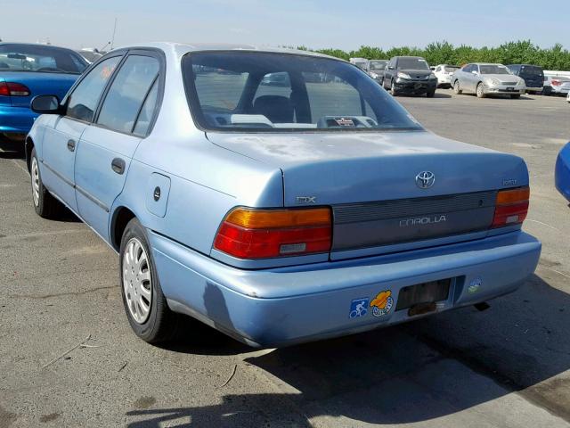 1NXAE09E2PZ003243 - 1993 TOYOTA COROLLA LE BLUE photo 3