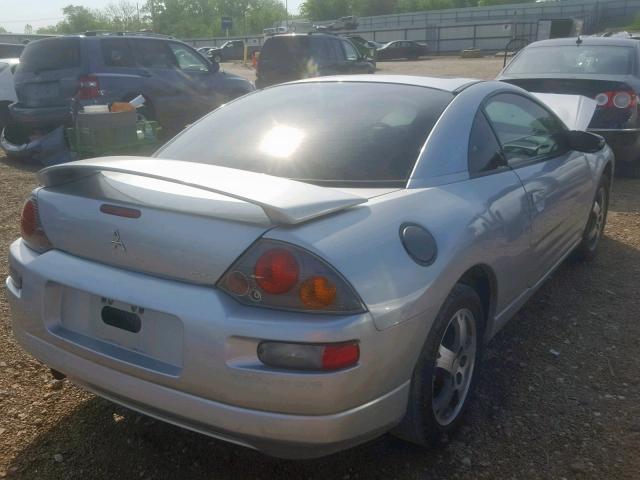 4A3AC44G14E055055 - 2004 MITSUBISHI ECLIPSE GS SILVER photo 4