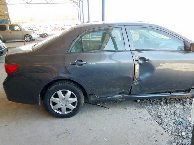 2T1BU4EEXAC236185 - 2010 TOYOTA COROLLA BASE  photo 9