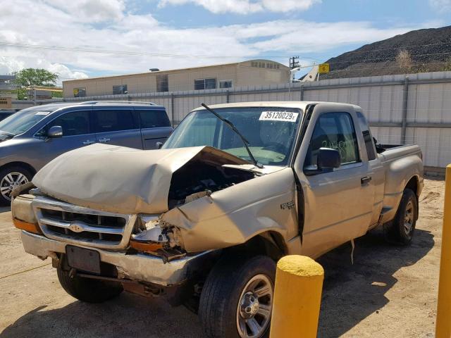 1FTYR14V5YPB64948 - 2000 FORD RANGER SUP GOLD photo 2