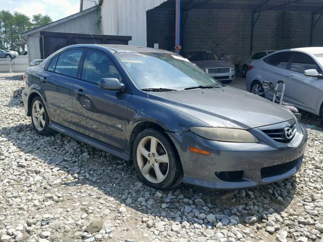 1YVHP84D845N94043 - 2004 MAZDA 6 S GRAY photo 1